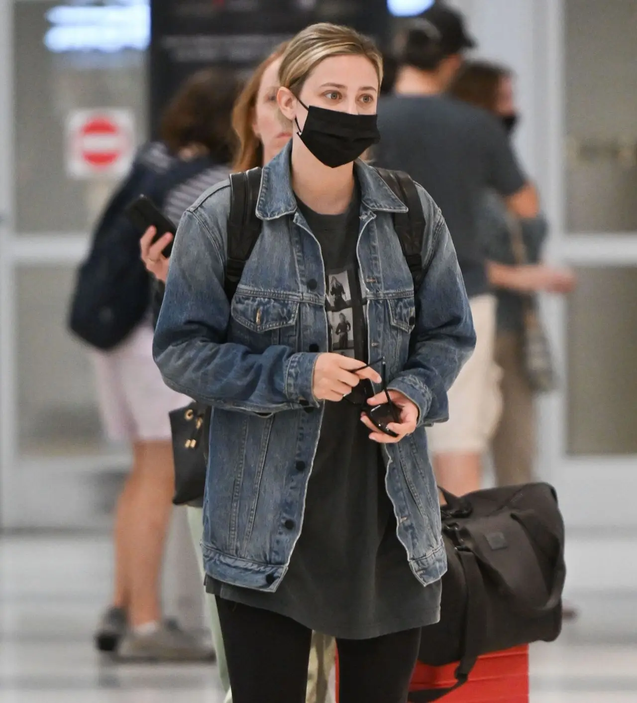 Lili Reinhart Stills at JFK Airport in New York6